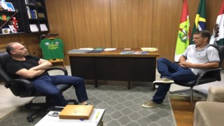 Vereador Anderson Catafesta visita Deputado Federal Fábio Schiochet Vereador Anderson Catafesta visita Deputado Federal Fábio Schiochet